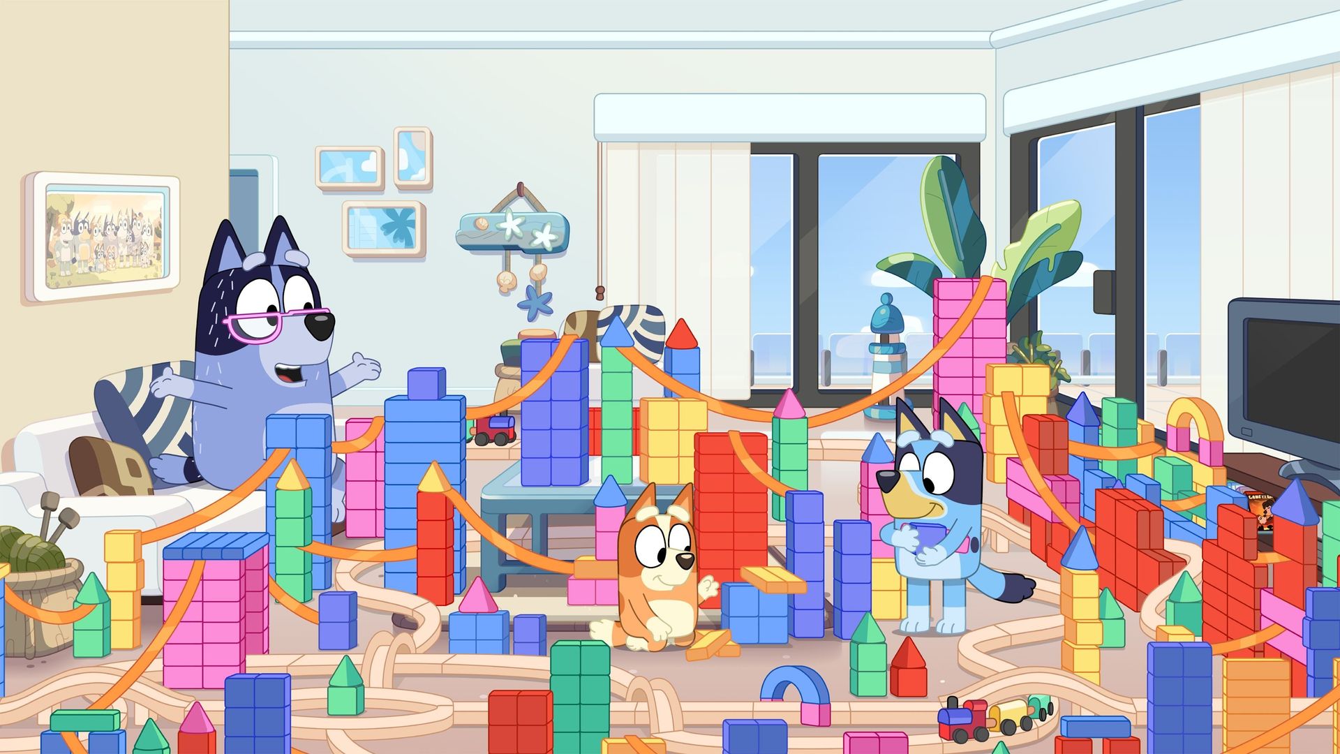 Bluey Minisodes background