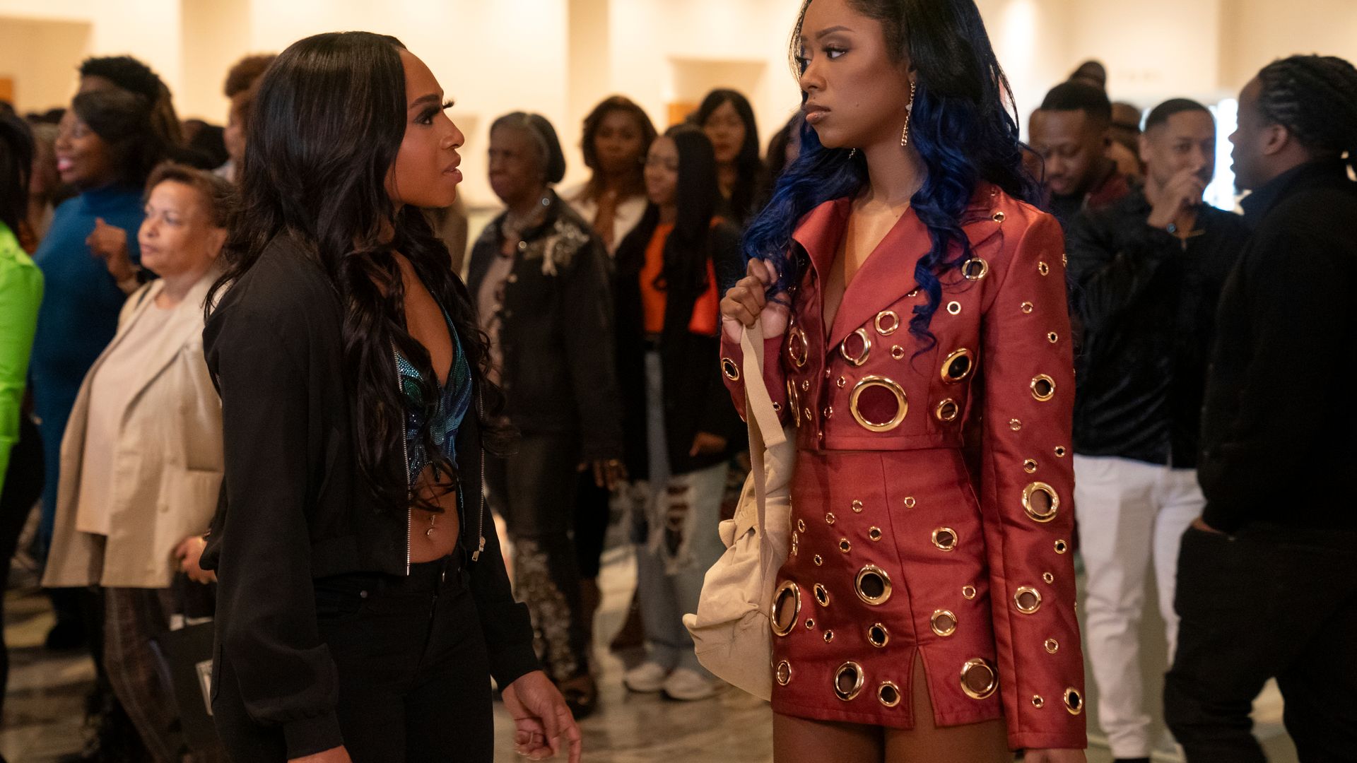 Beauty in Black background