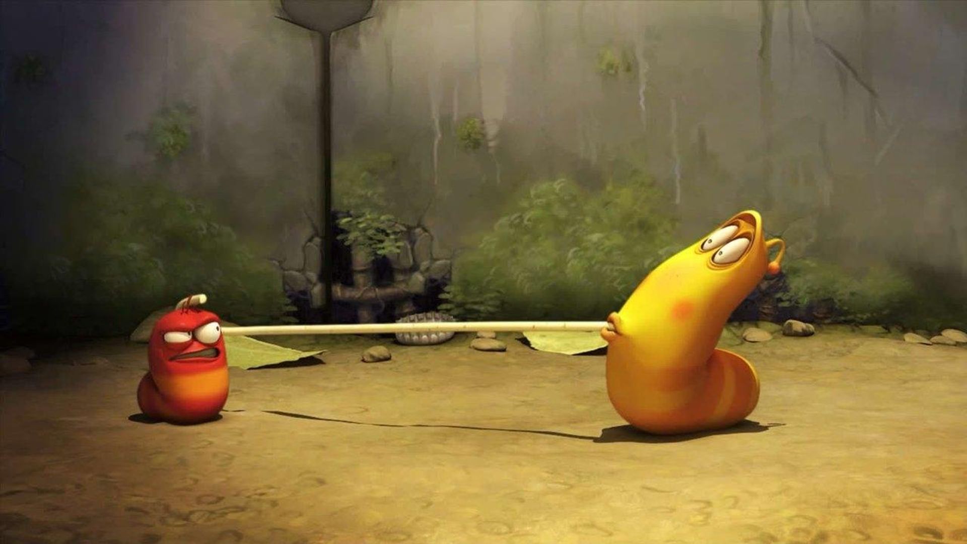 Larva background
