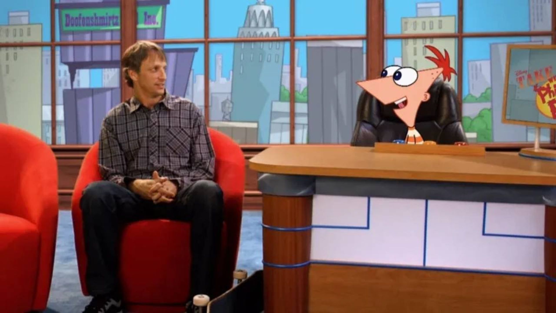 Take Two with Phineas and Ferb background