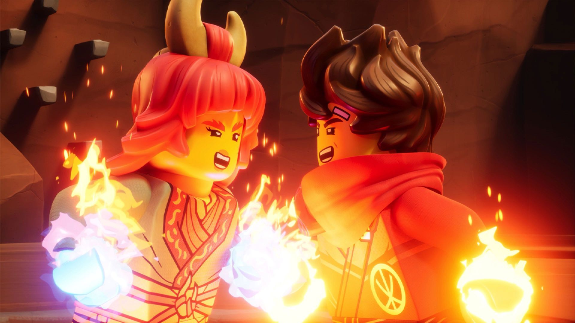 Ninjago: Dragons Rising background