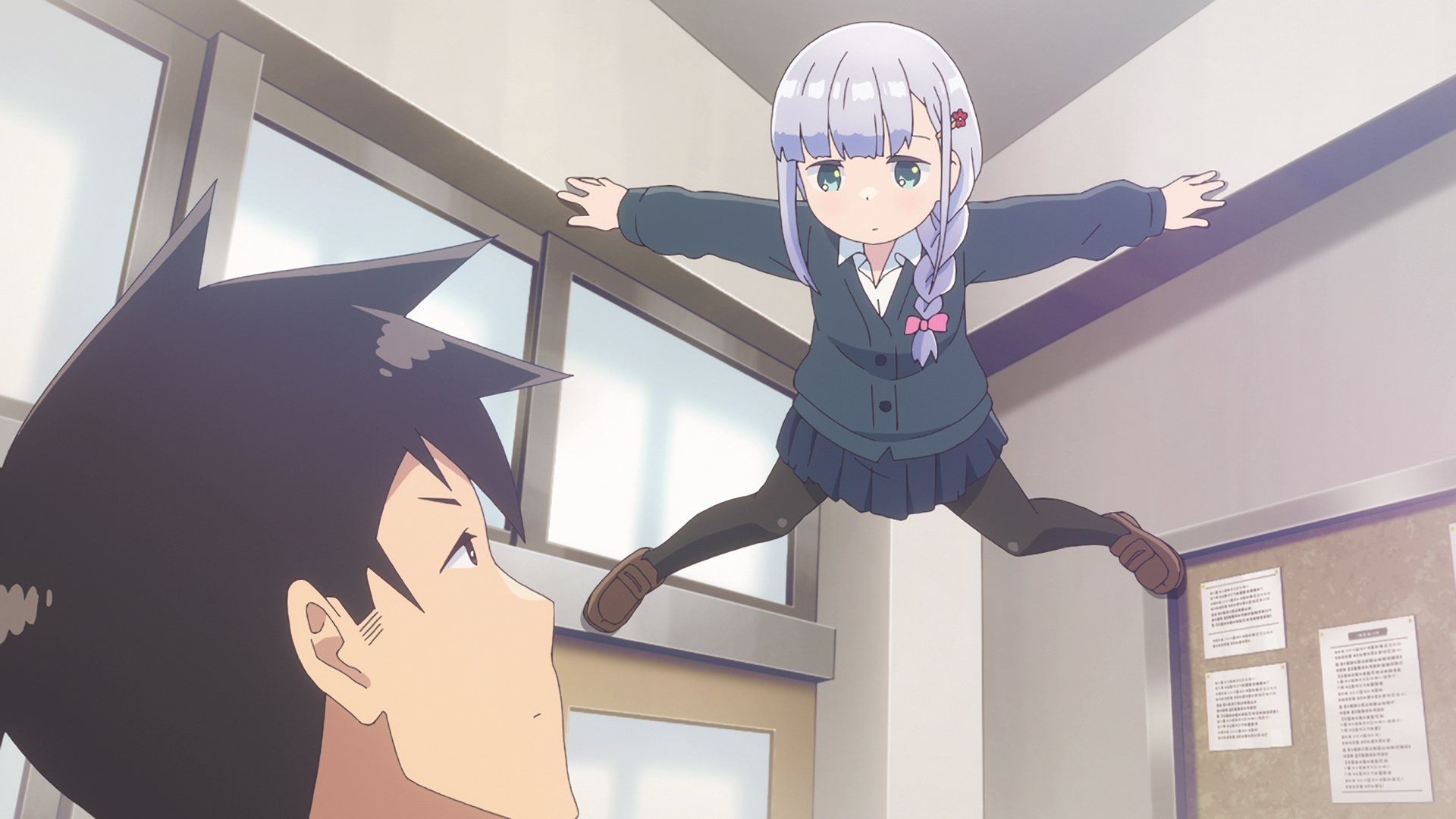 Aharen-san wa hakarenai background