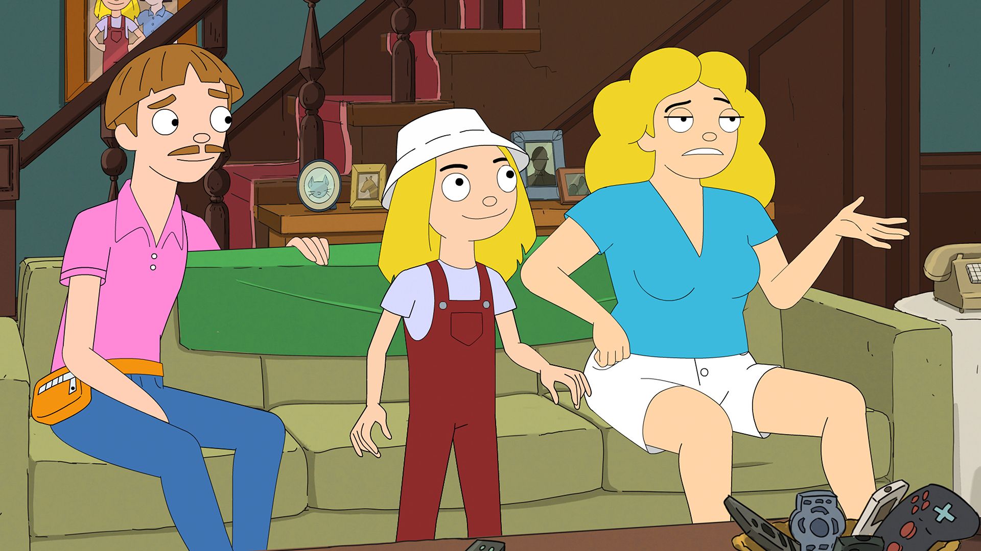 The Harper House background