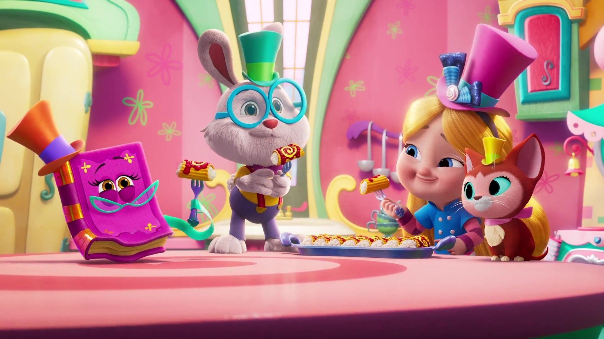 Alice's Wonderland Bakery background