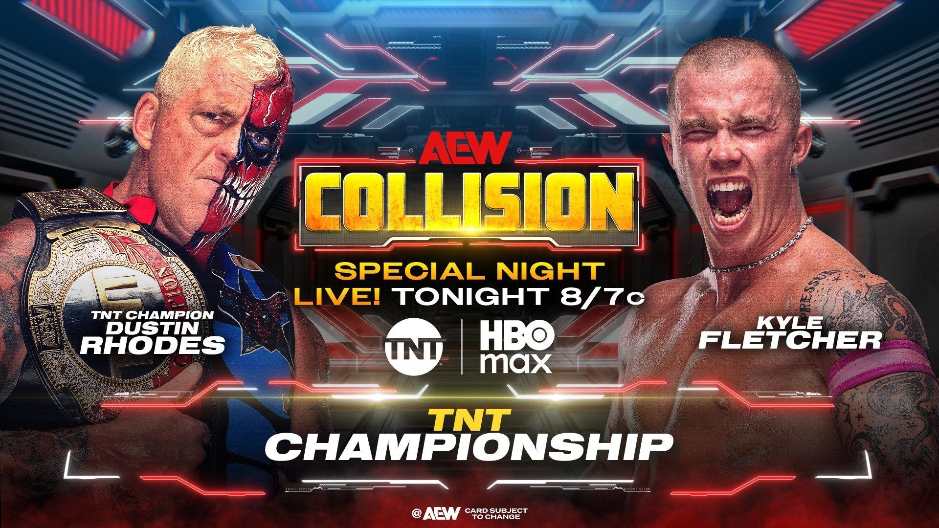 AEW Collision background