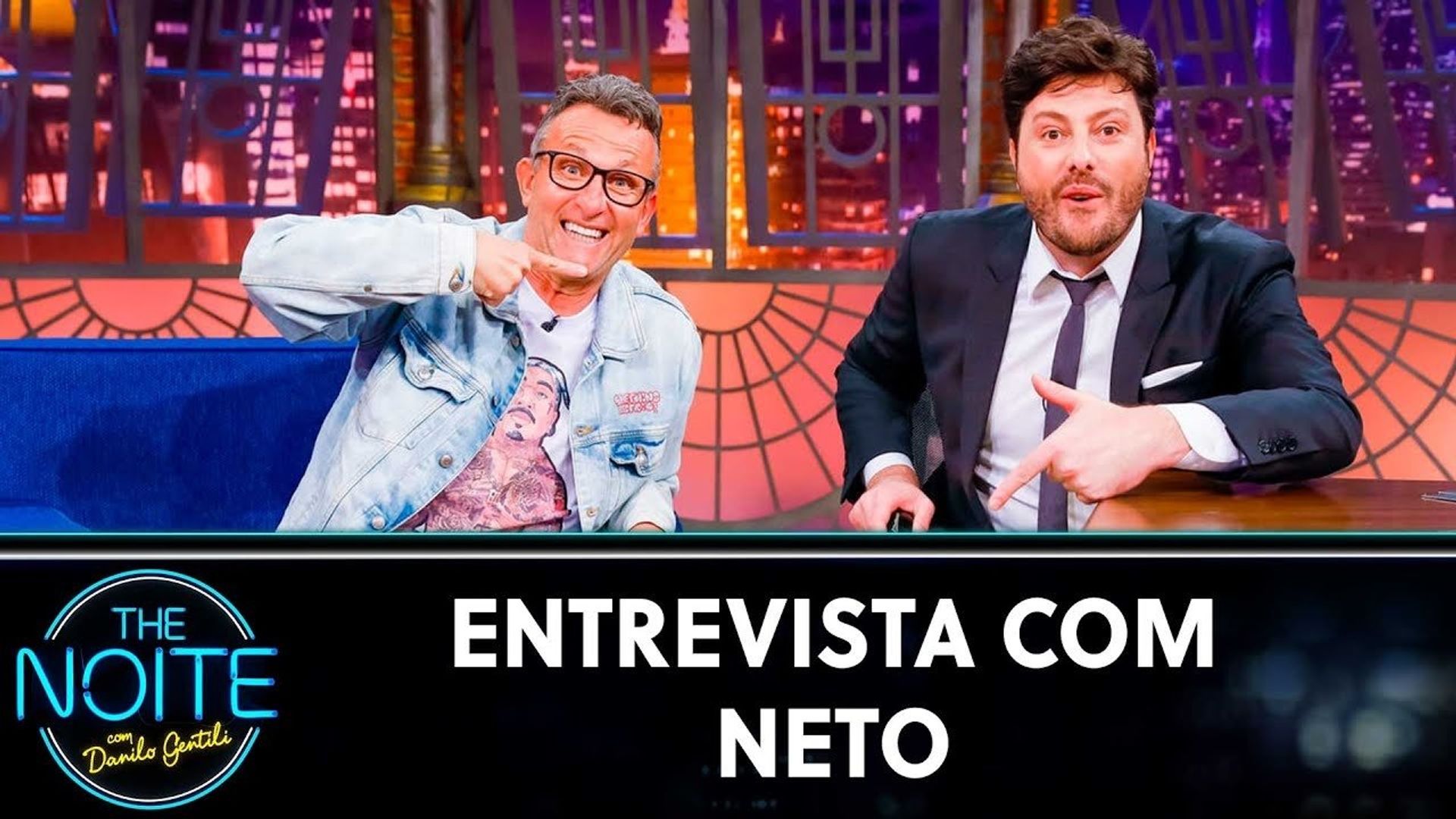 The Noite com Danilo Gentili background
