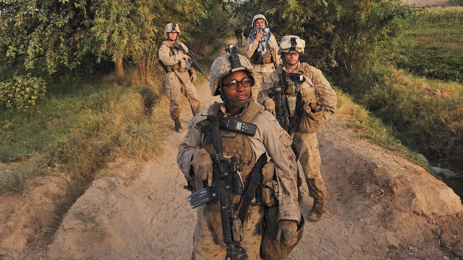 American Veteran background