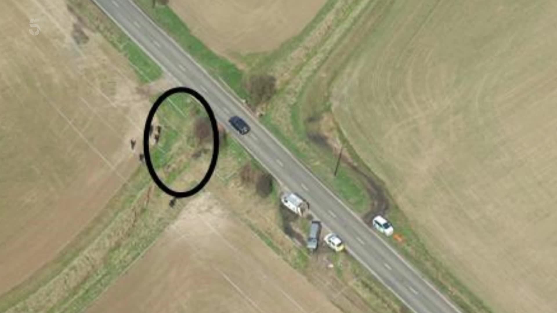 Killer at the Crime Scene background