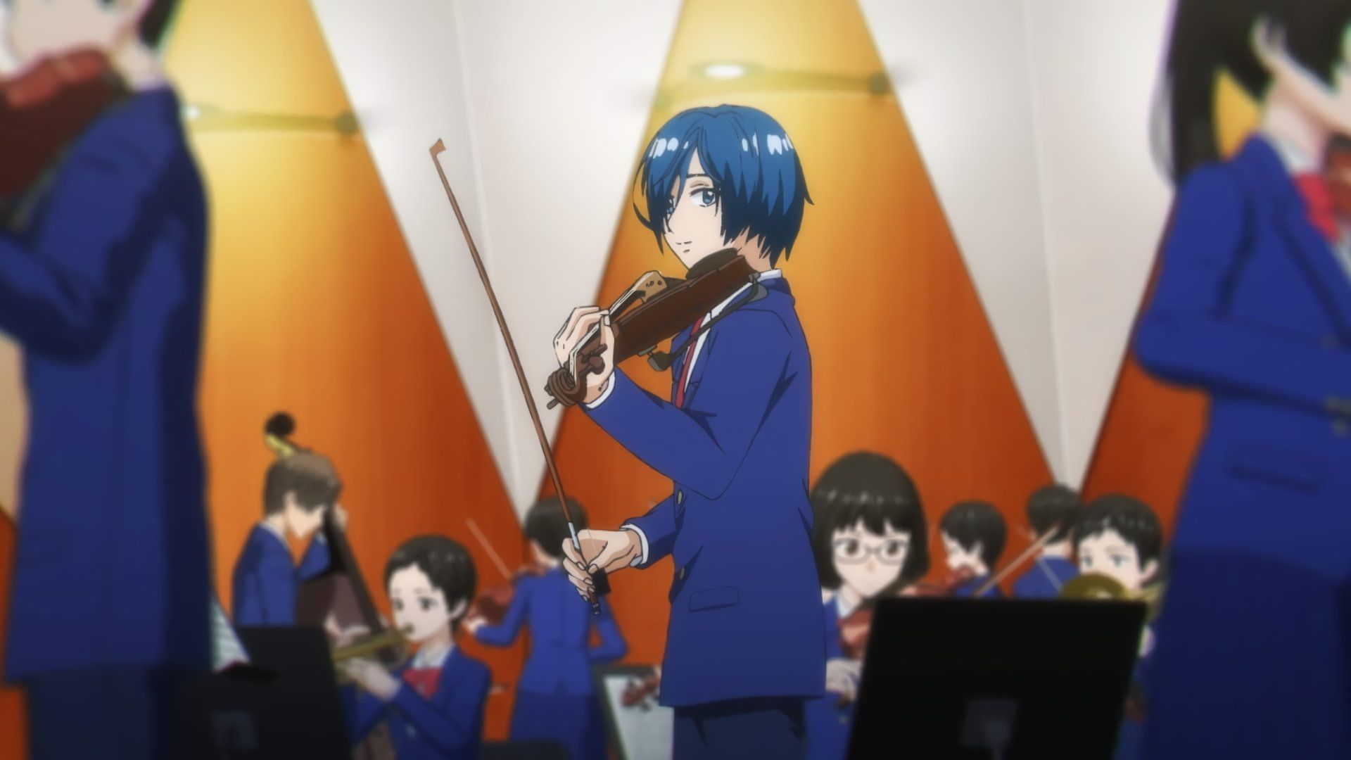 Blue Orchestra background