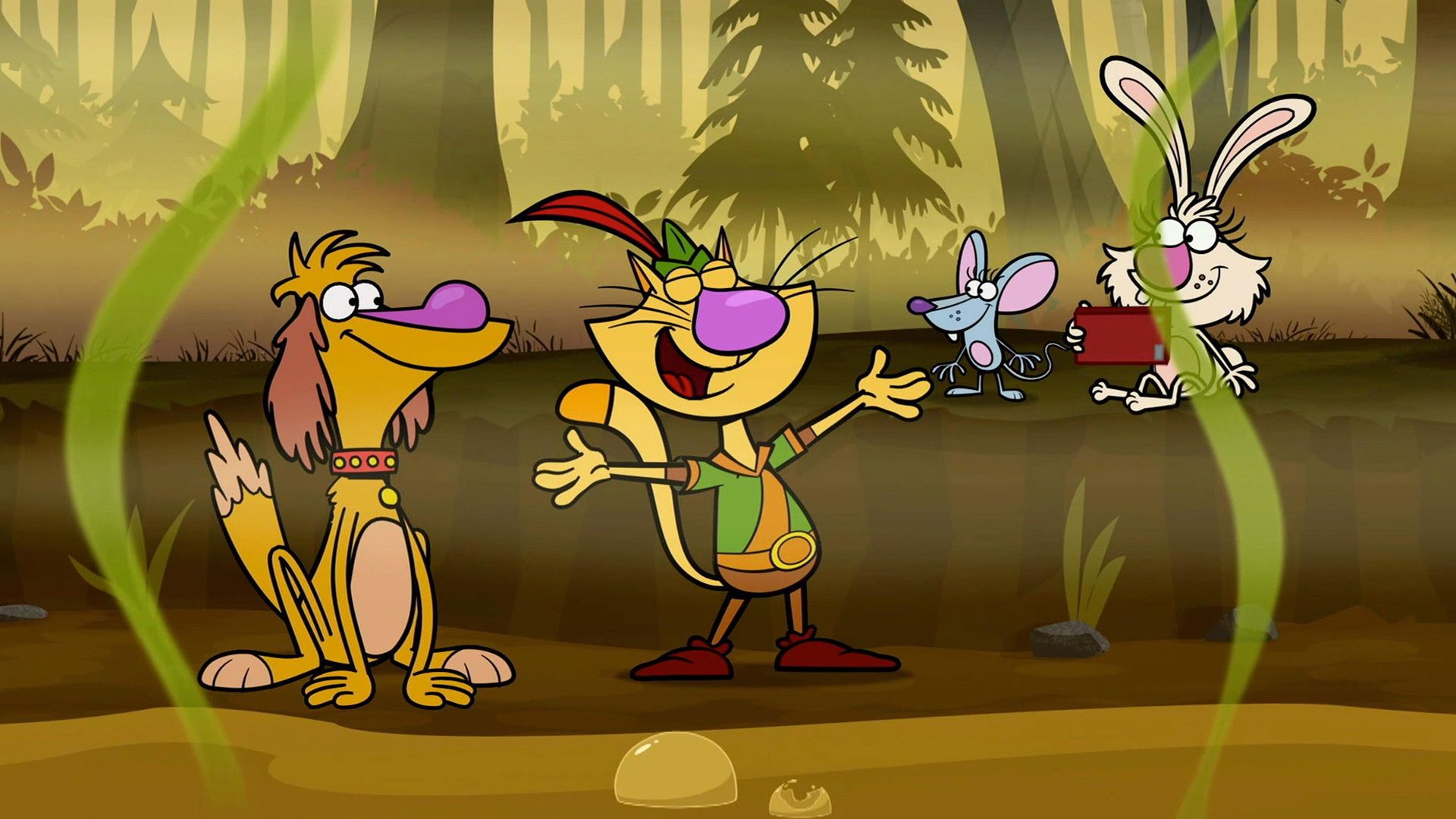 Nature Cat background