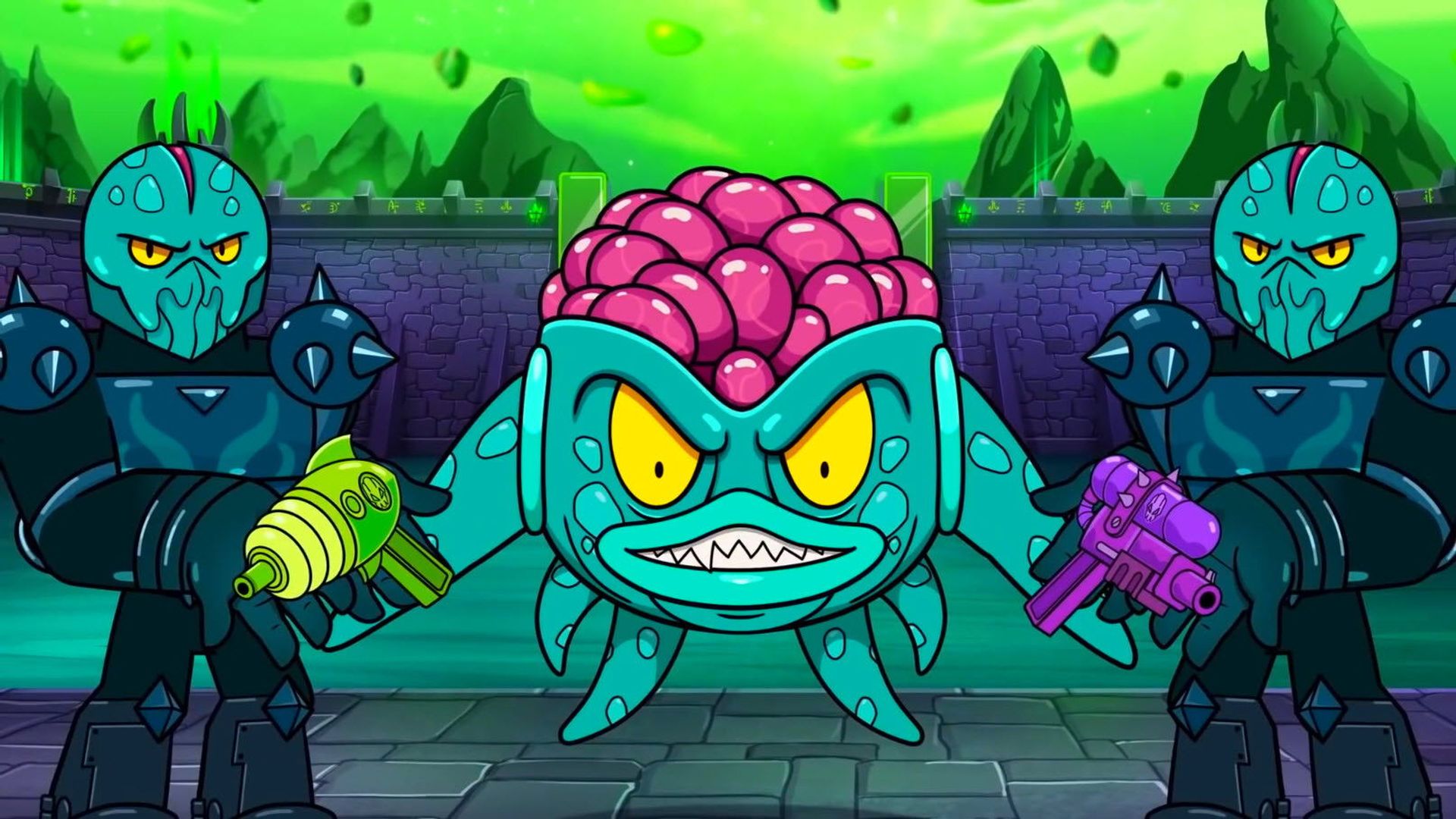 Heroes of Goo Jit Zu background