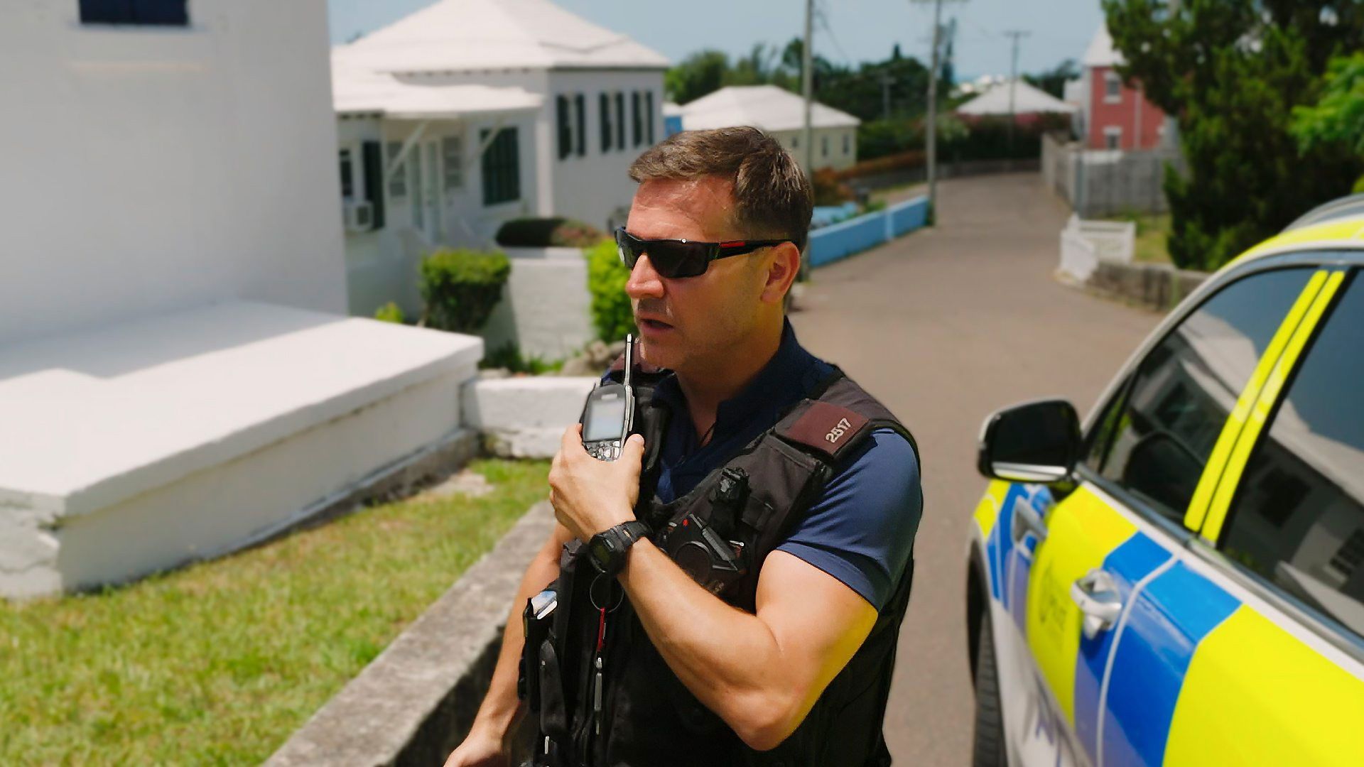 Policing Paradise background