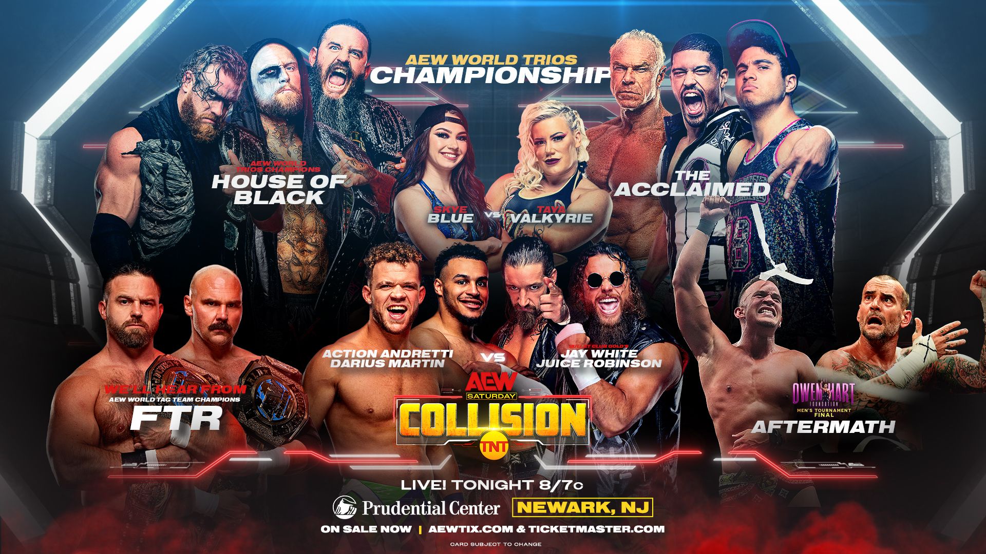 AEW Collision background
