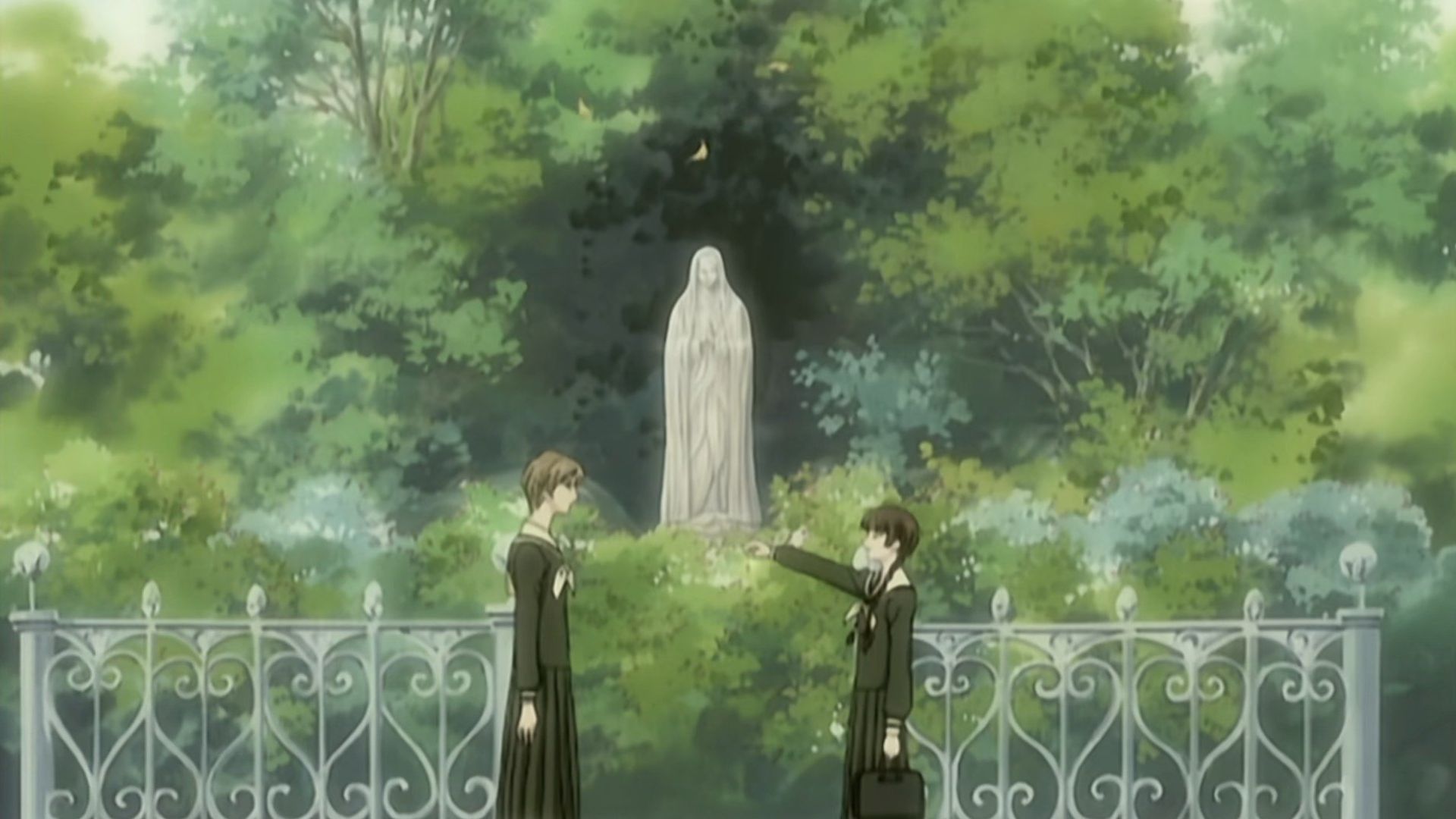 Maria Watches Over Us background