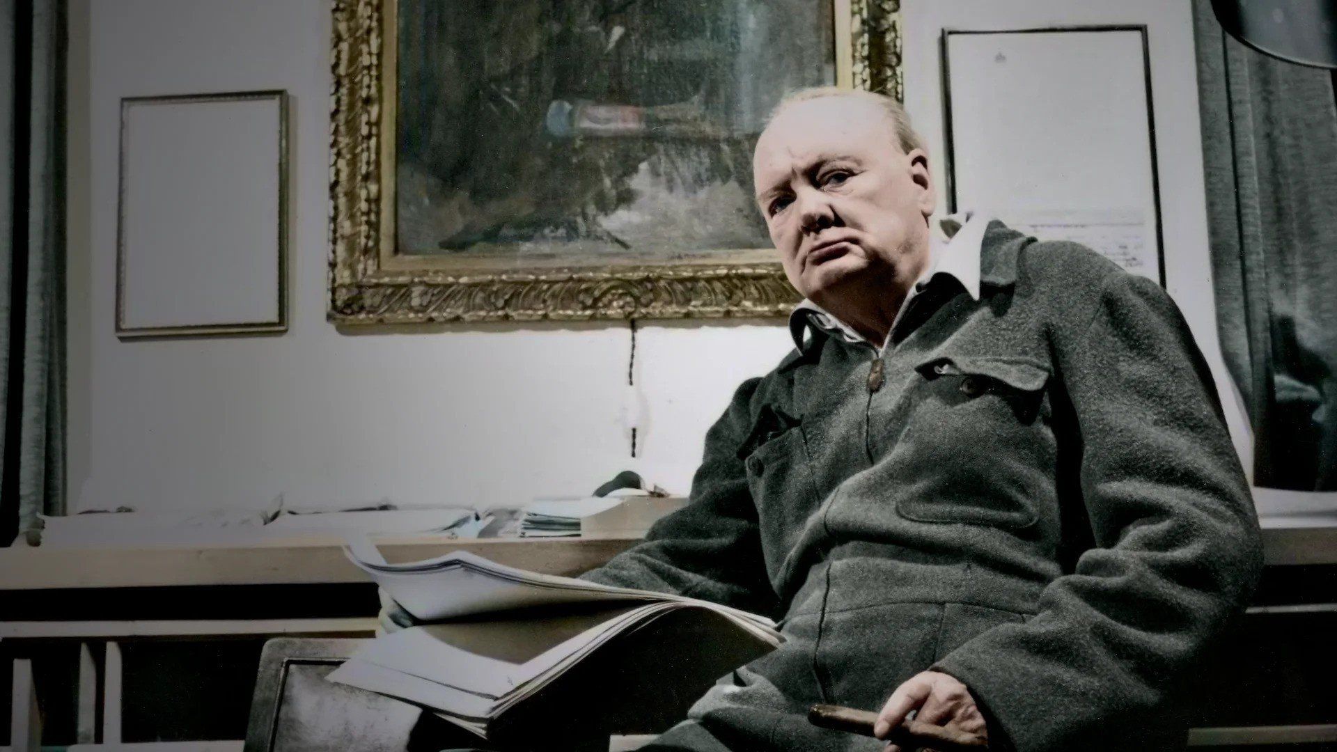 Churchill at War background