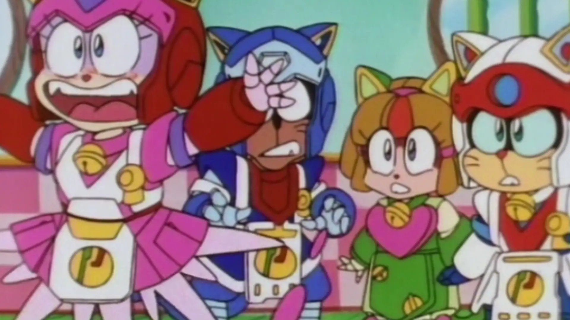 Samurai Pizza Cats background