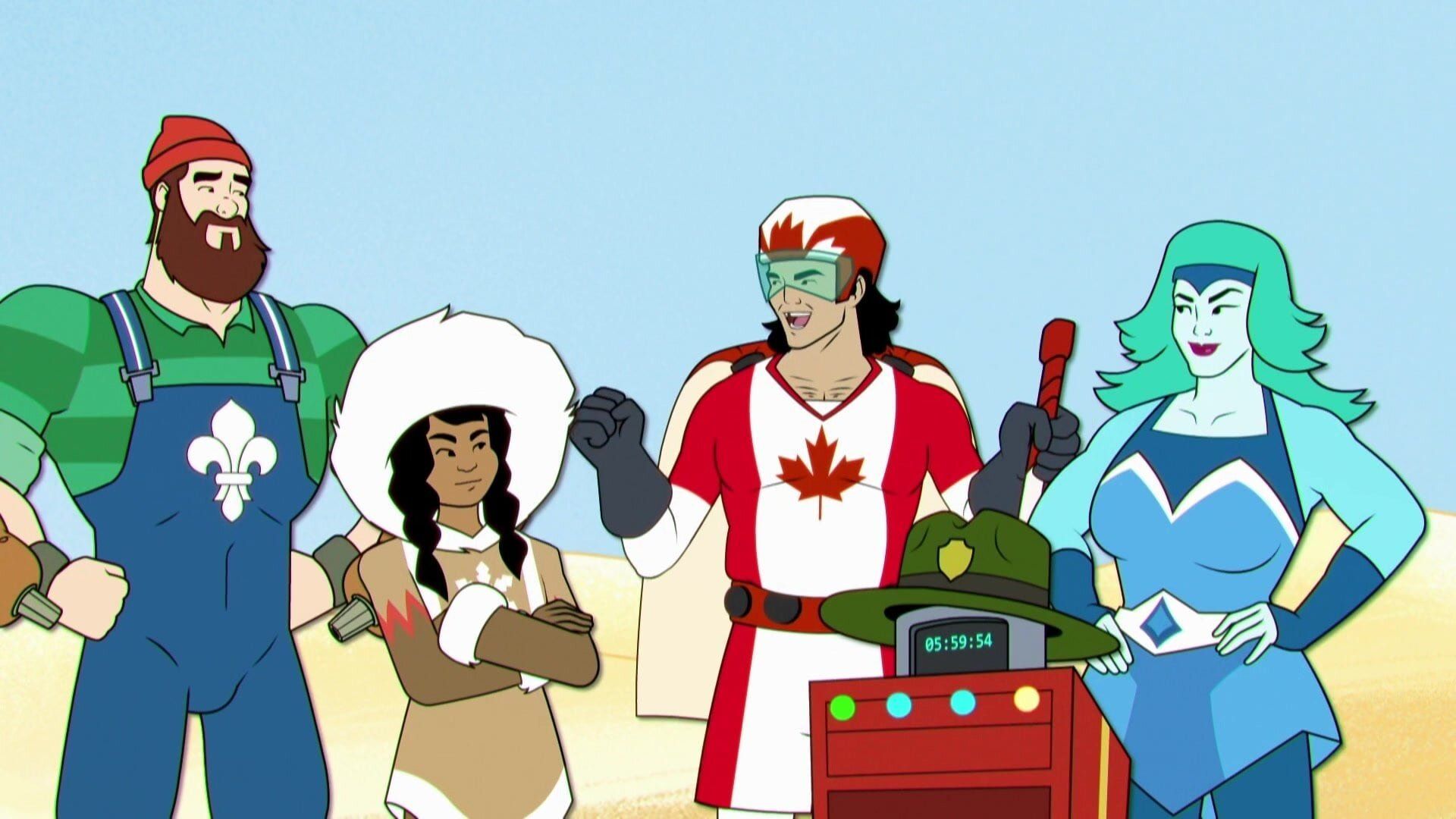 Super Team Canada background