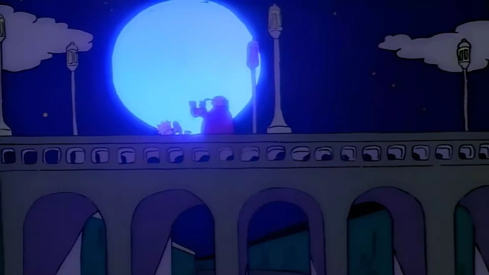 The Simpsons background