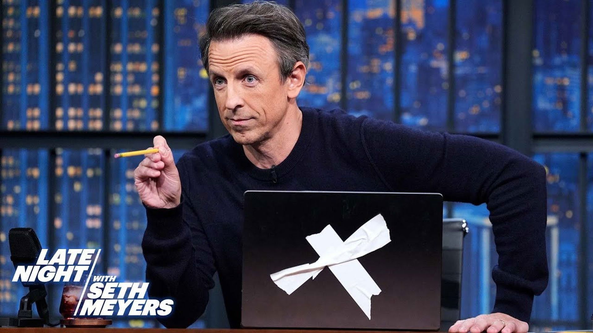 Late Night with Seth Meyers: Corrections" background
