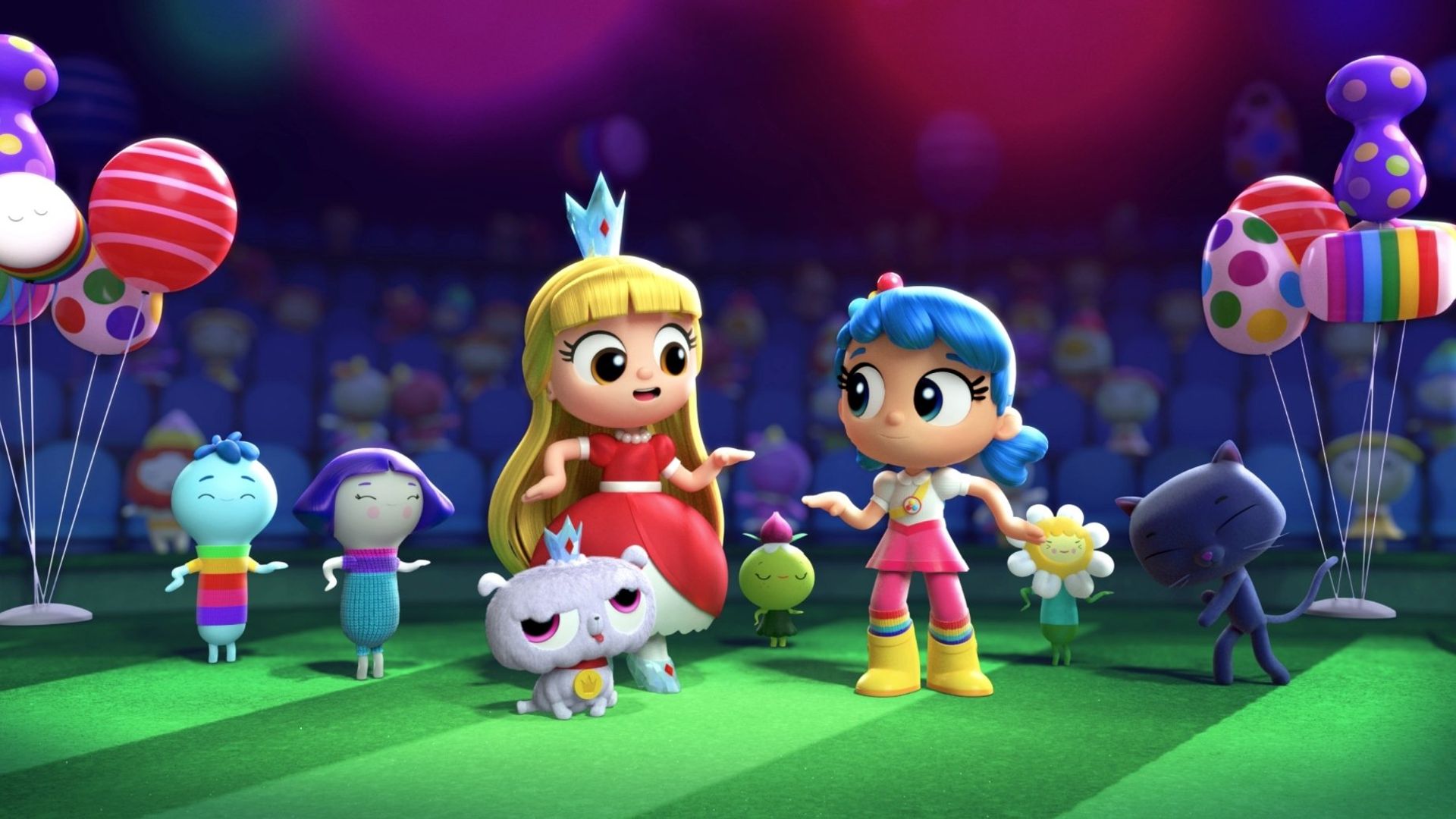 True and the Rainbow Kingdom background