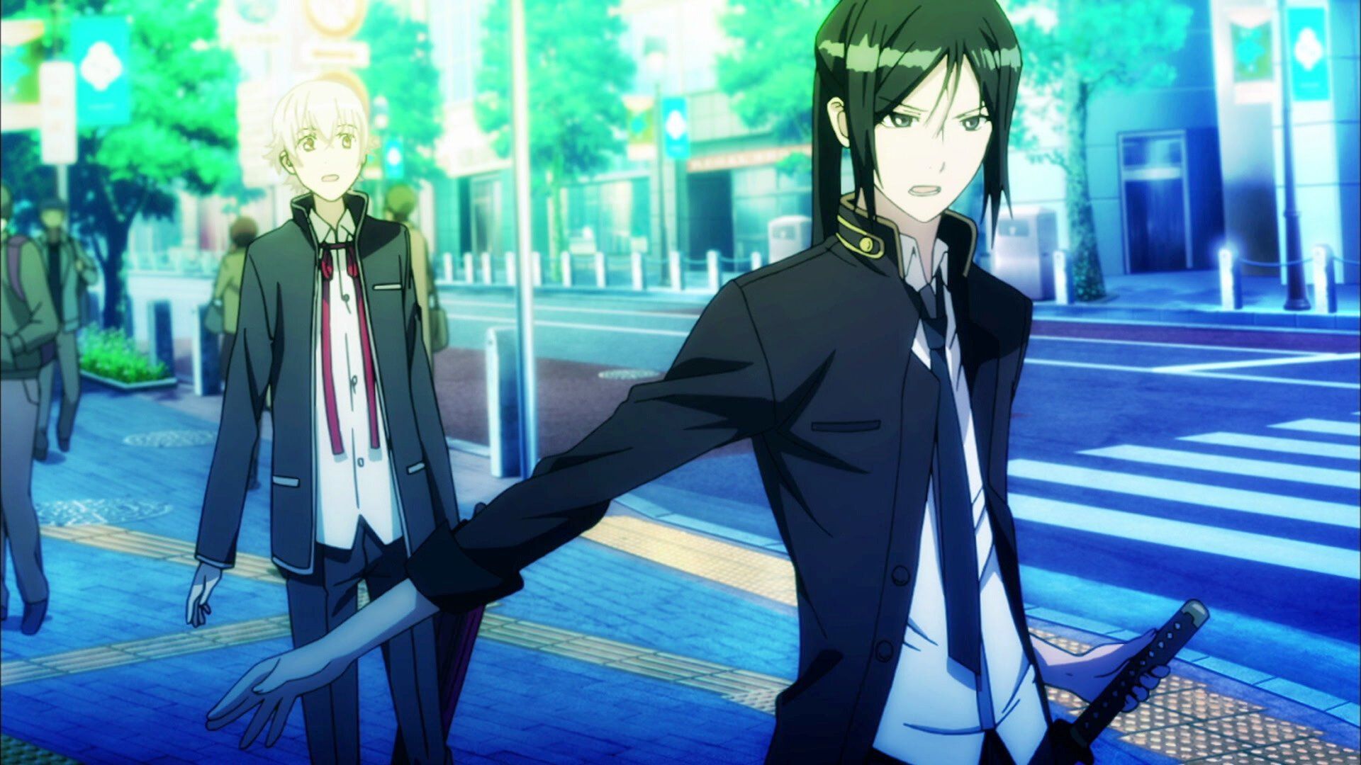 K background