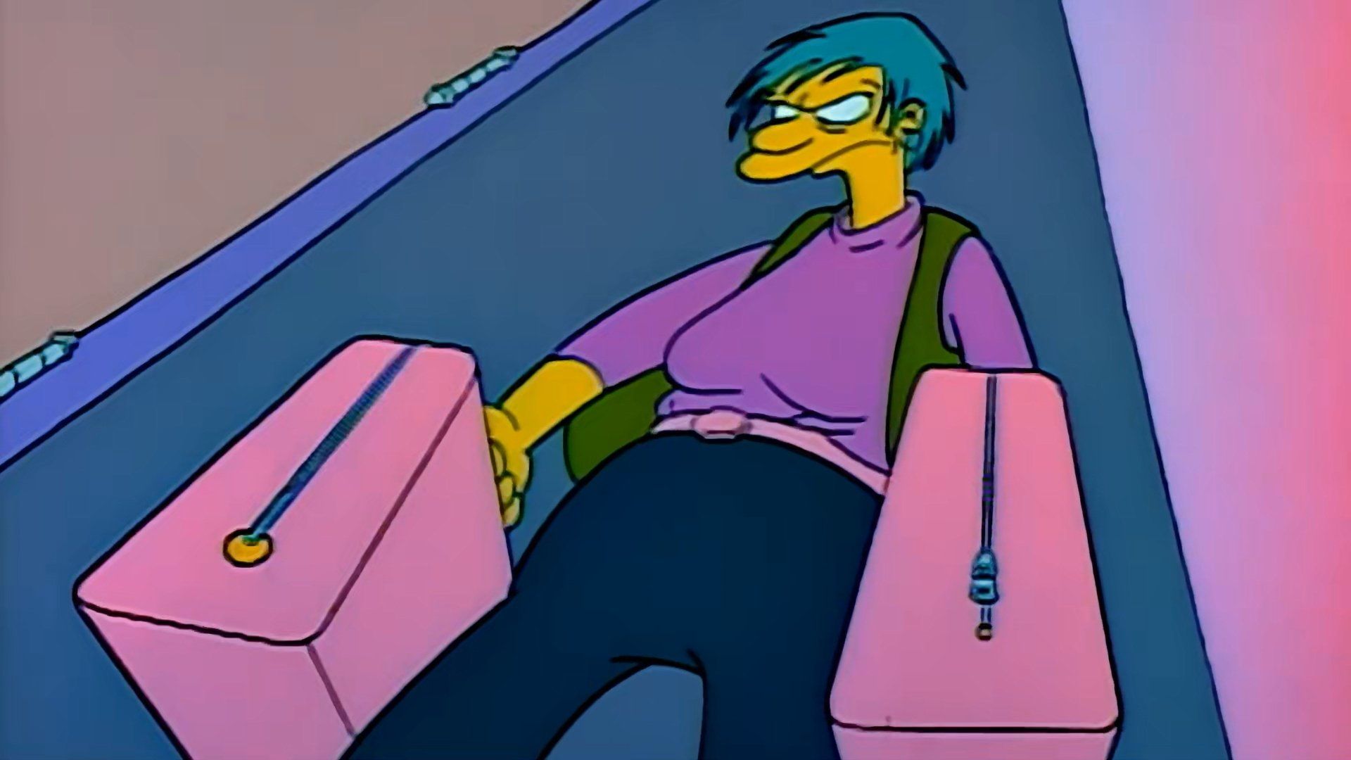 The Simpsons background