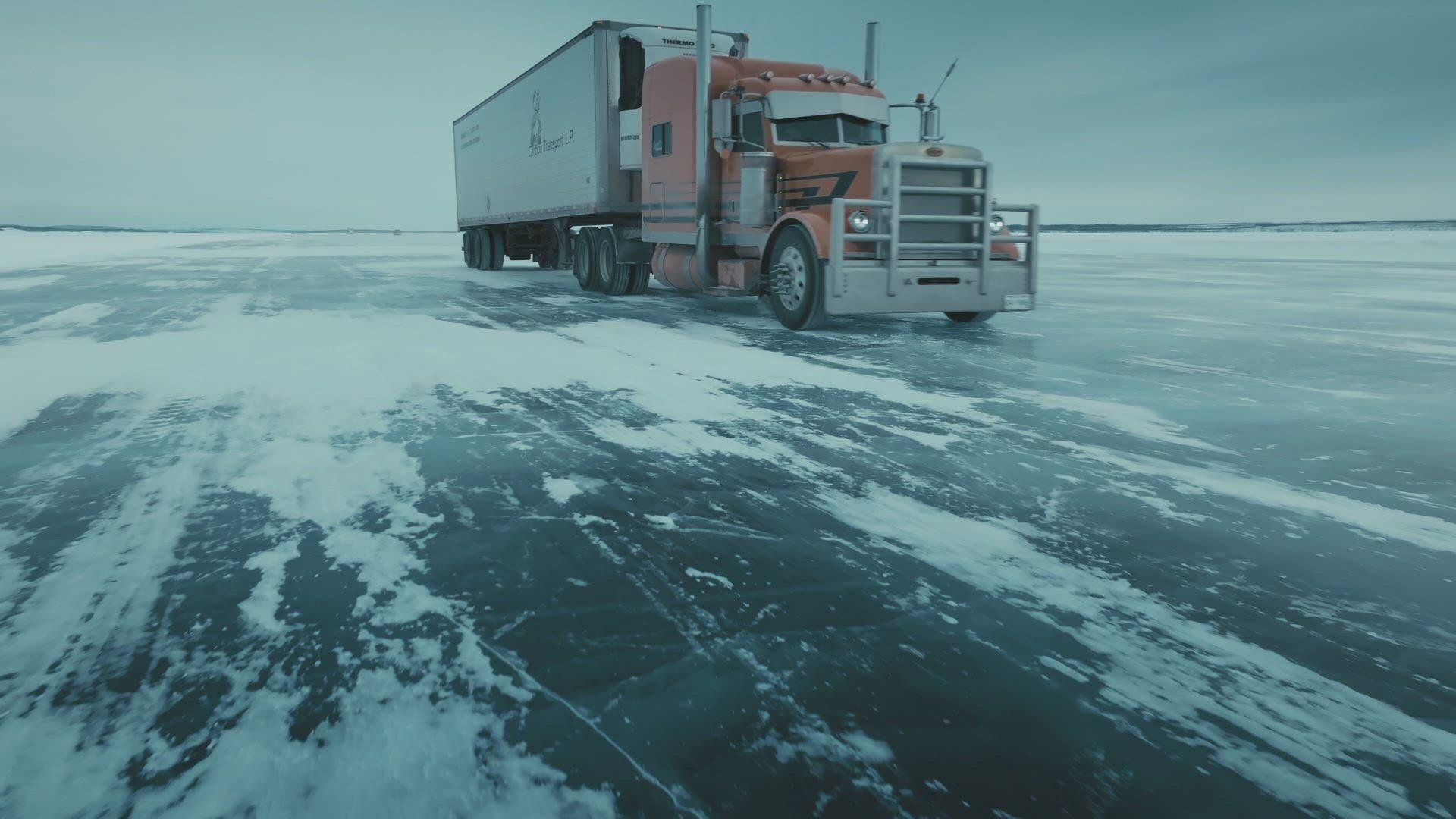 Ice Road Truckers background