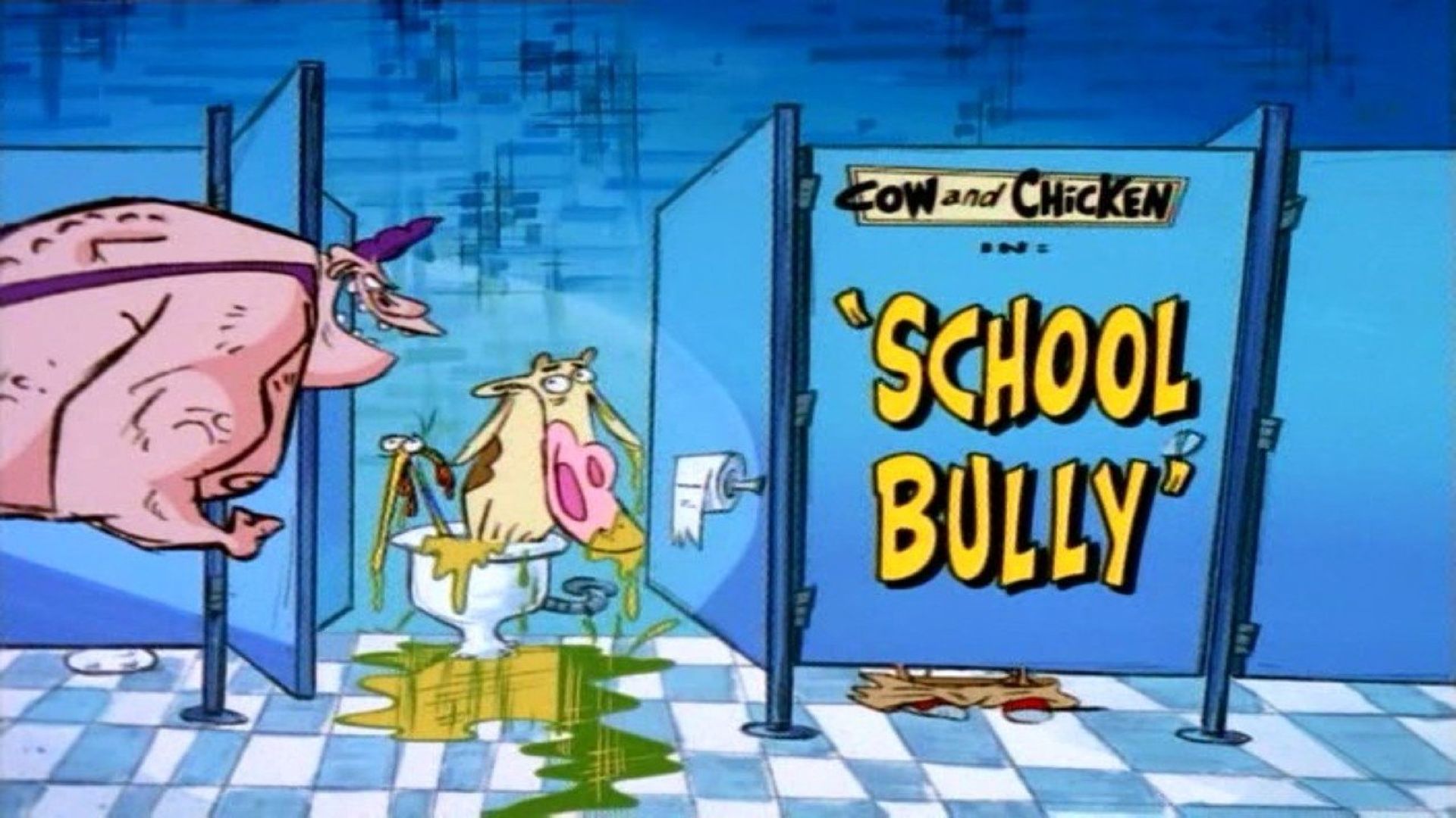 Cow and Chicken background
