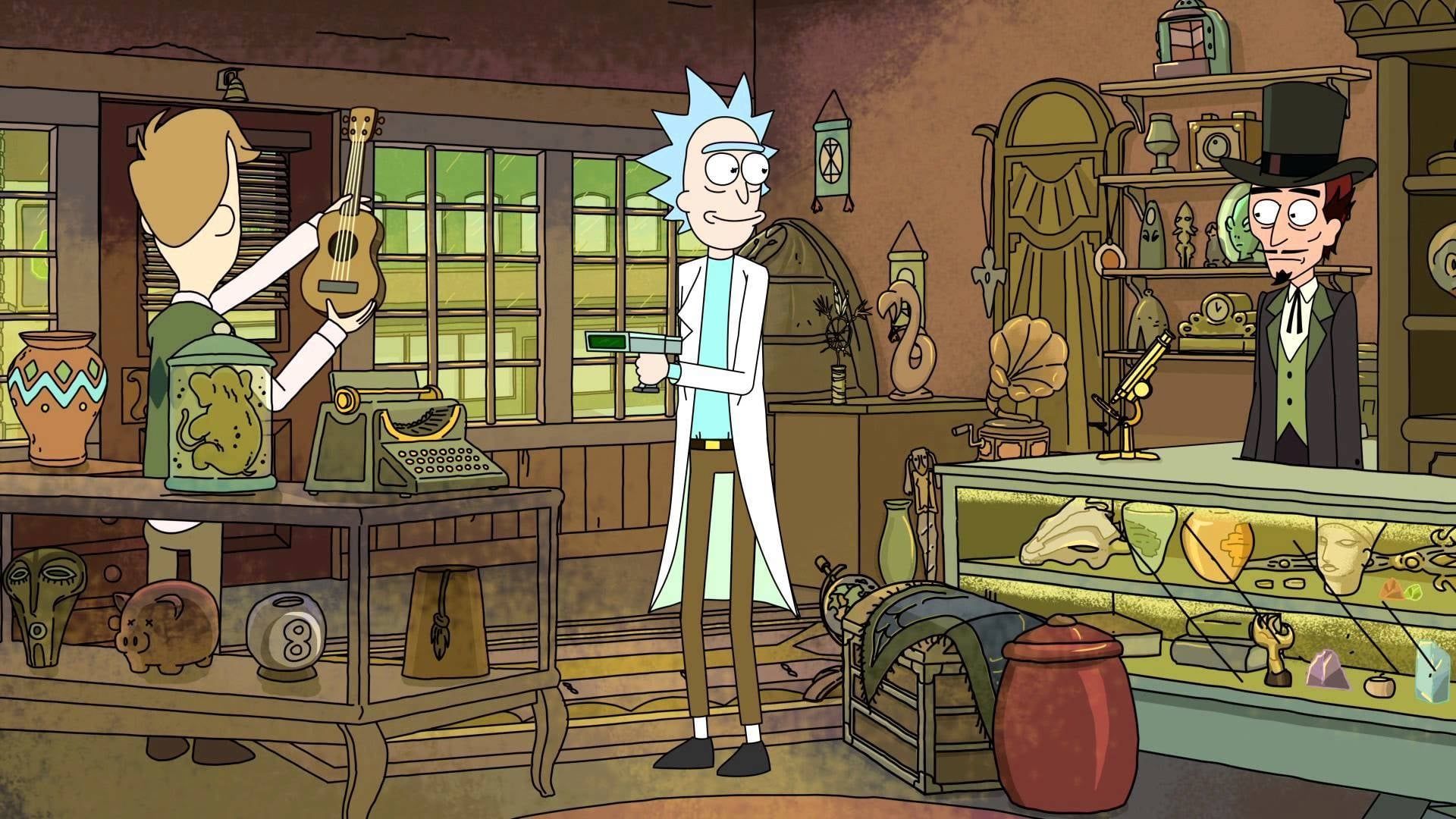 Rick and Morty background