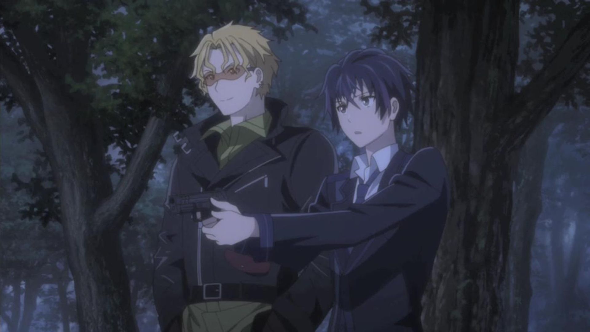 Black Bullet background