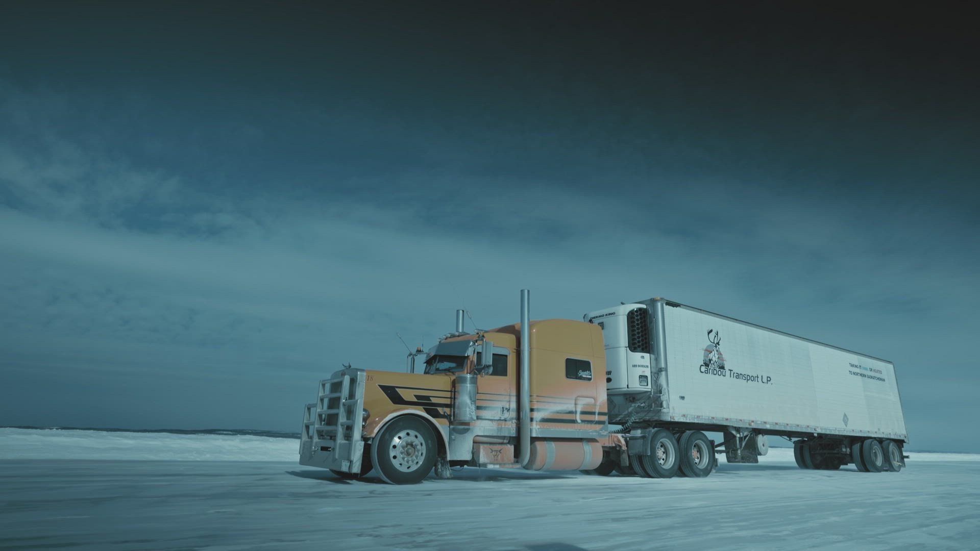 Ice Road Truckers background