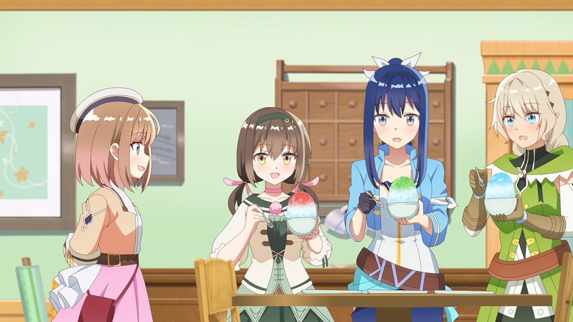 Shinmai renkinjutsushi no tenpo keiei background