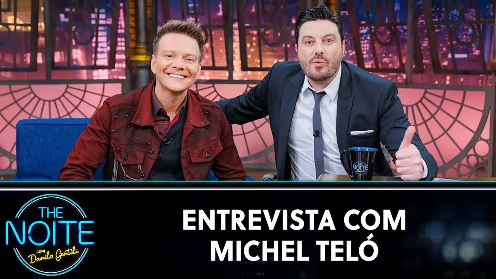 The Noite com Danilo Gentili background