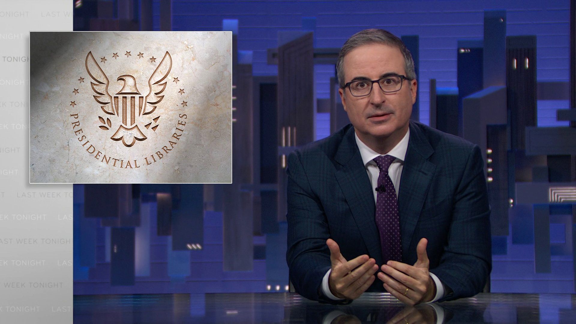 Last Week Tonight with John Oliver background