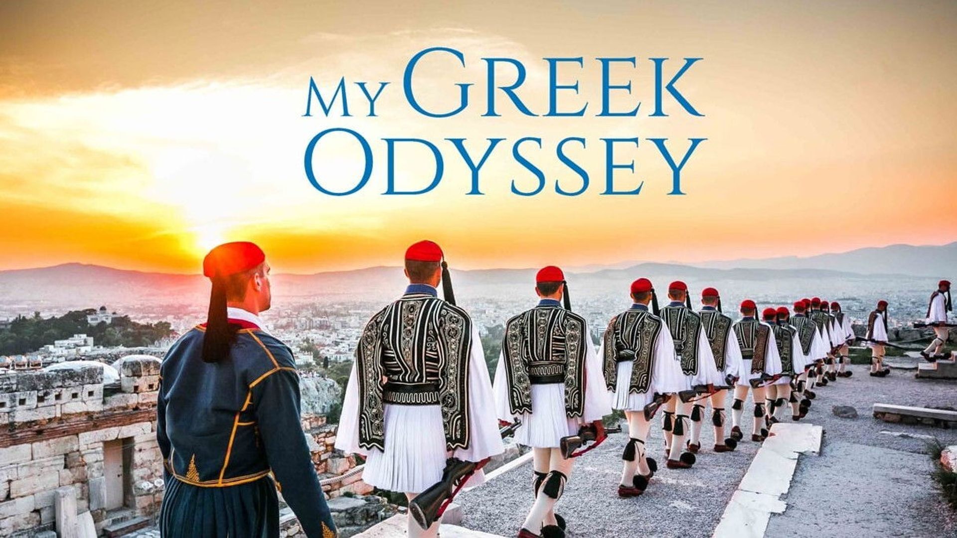 Peter Andre's Greek Odyssey background