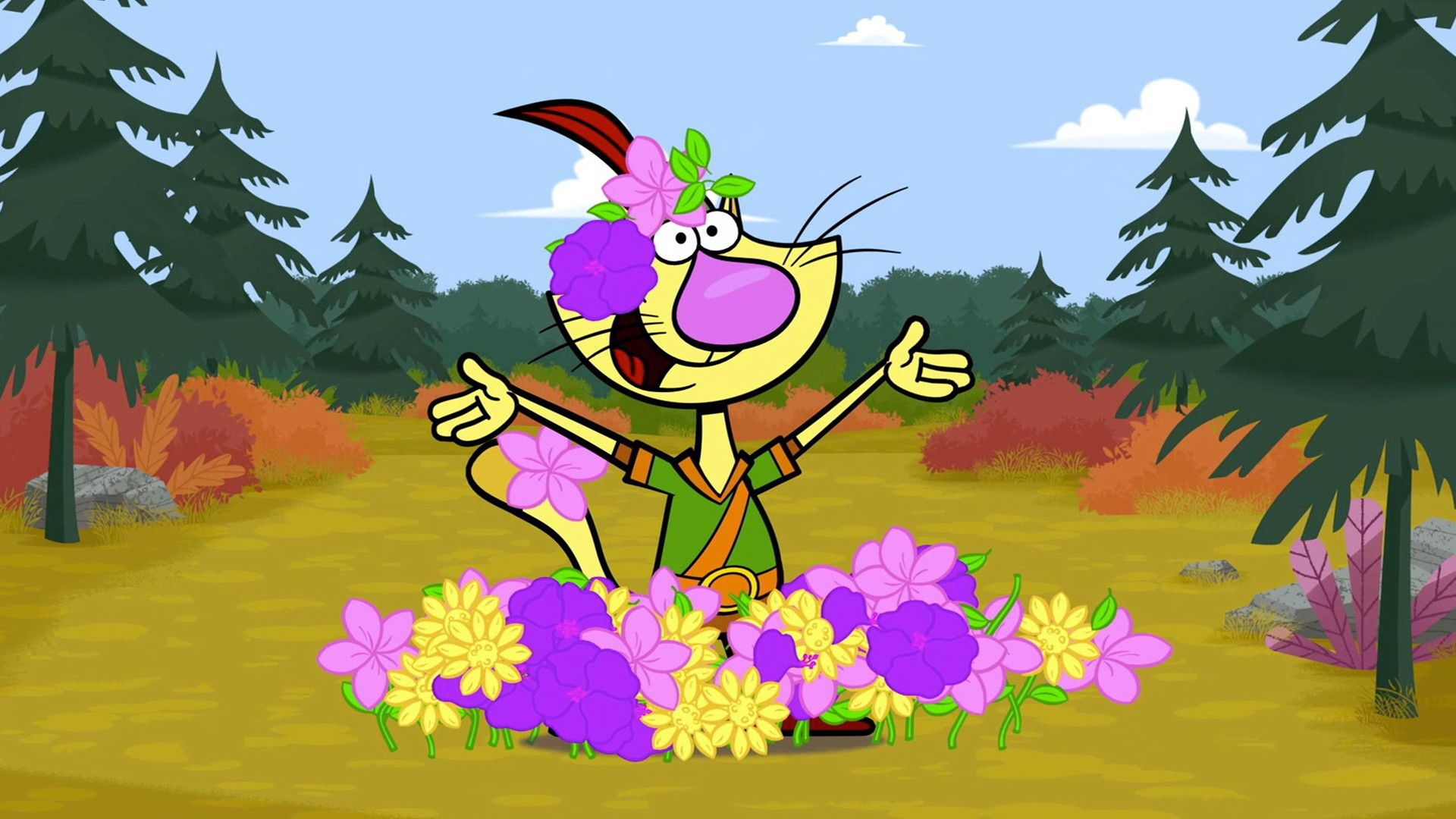 Nature Cat background