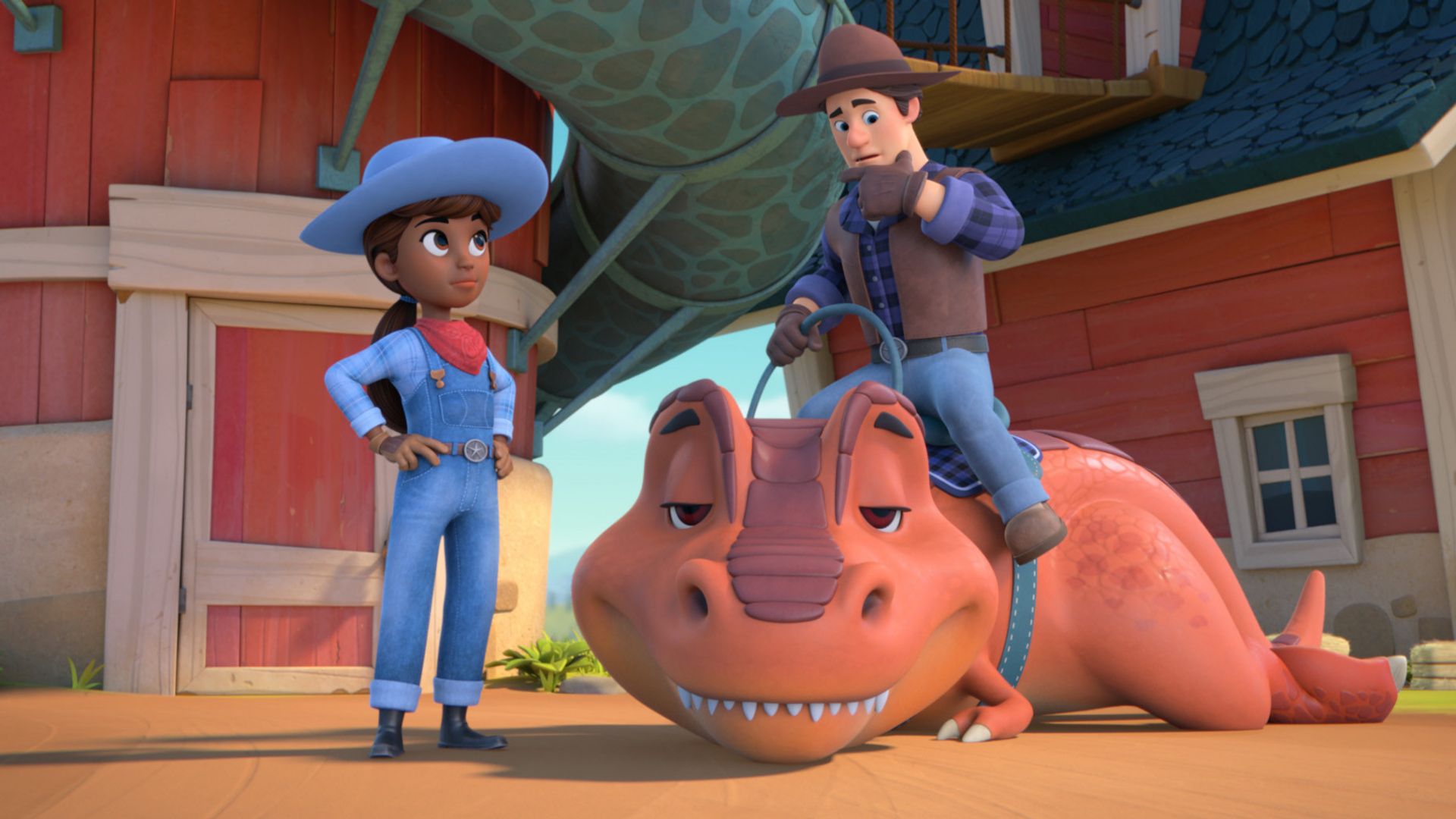 Dino Ranch background