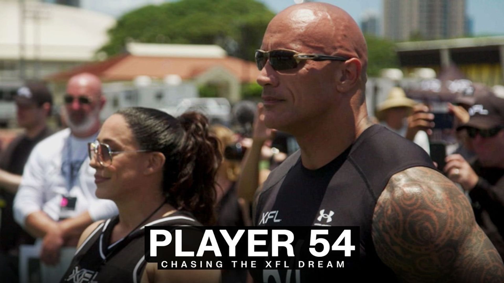 Player 54: Chasing the XFL Dream background