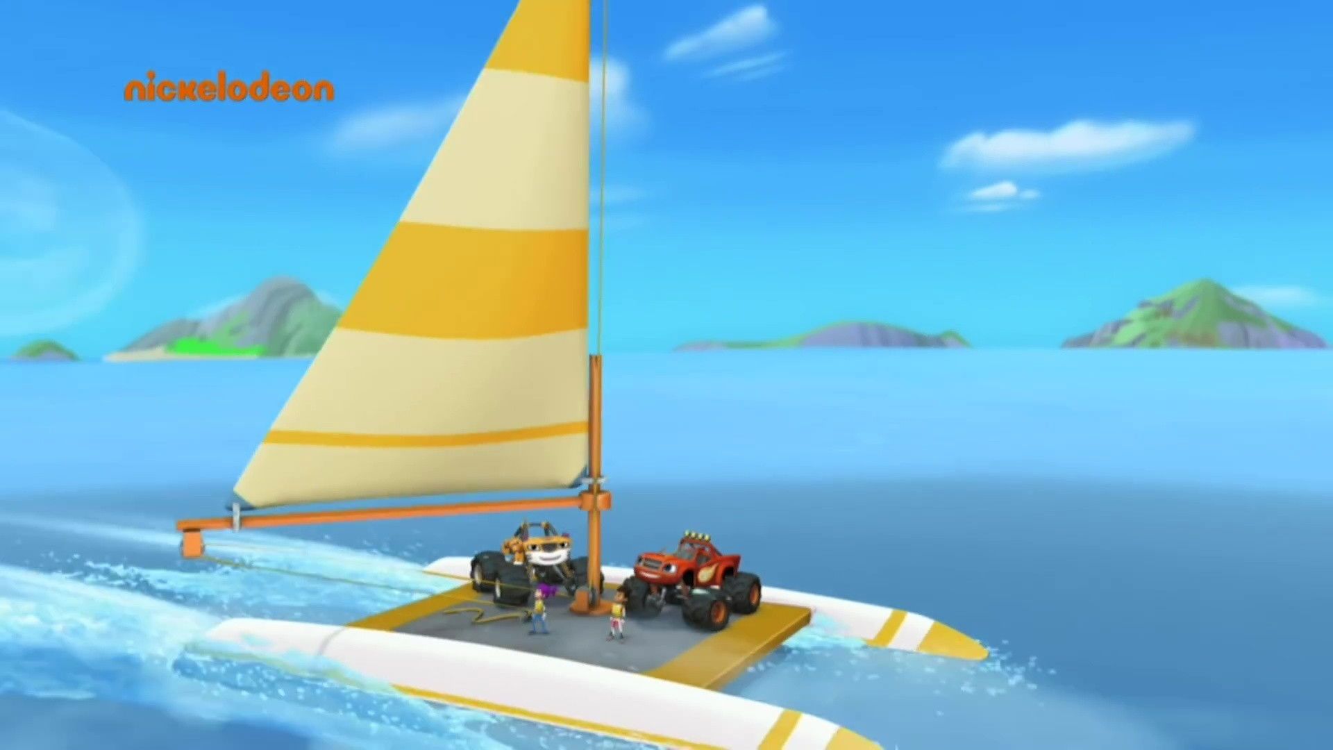 Blaze and the Monster Machines background