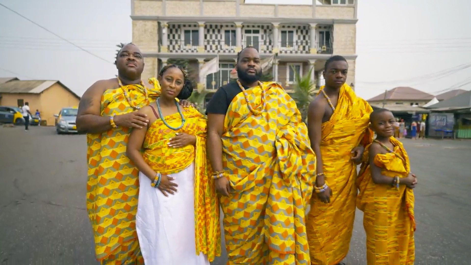 Coming from America background