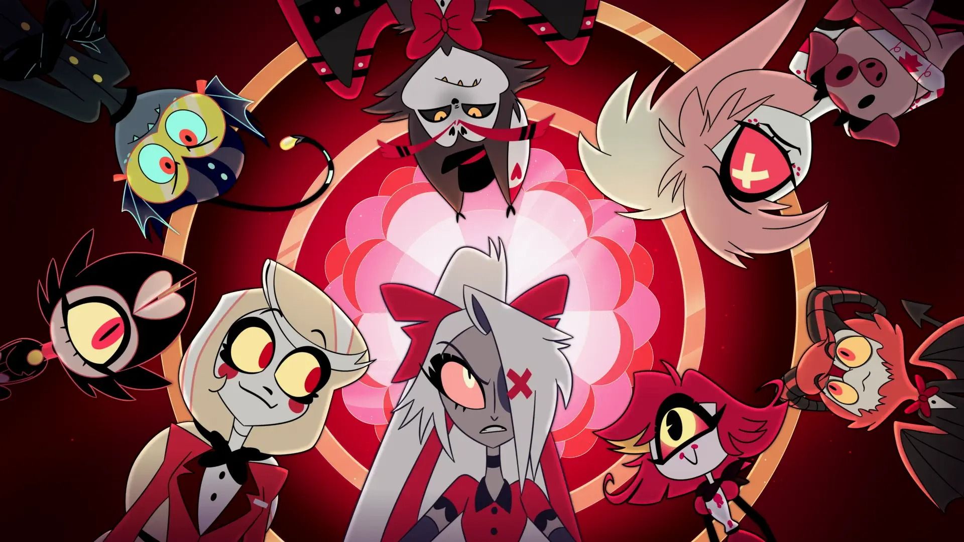 Hazbin Hotel background