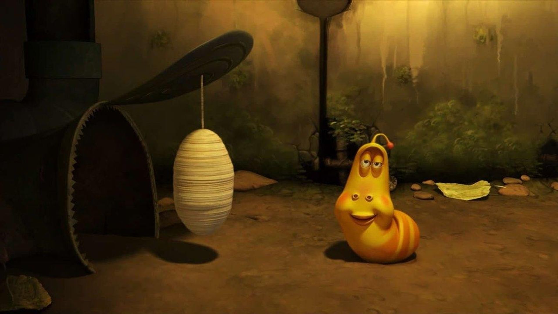 Larva background