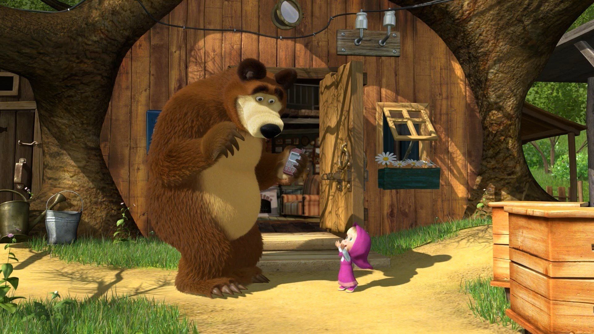 Masha and the Bear background