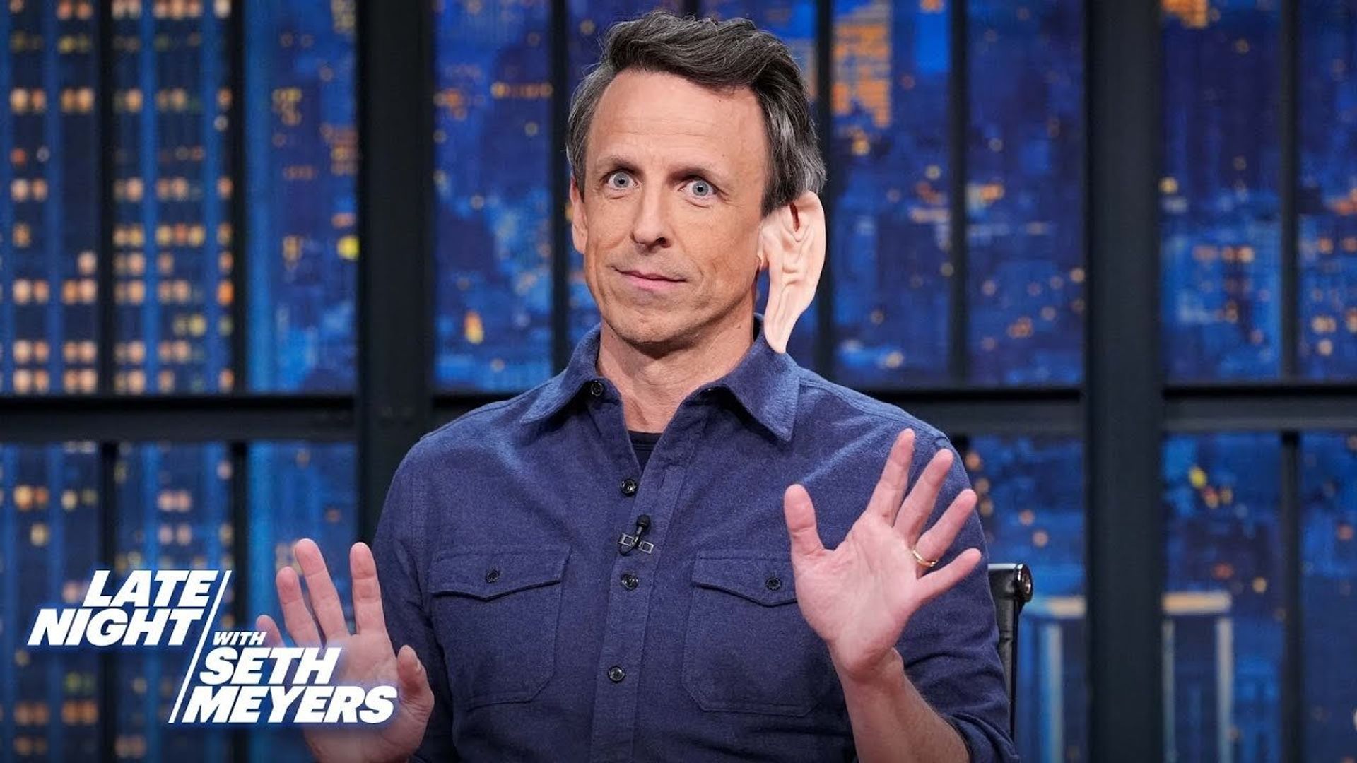 Late Night with Seth Meyers: Corrections" background