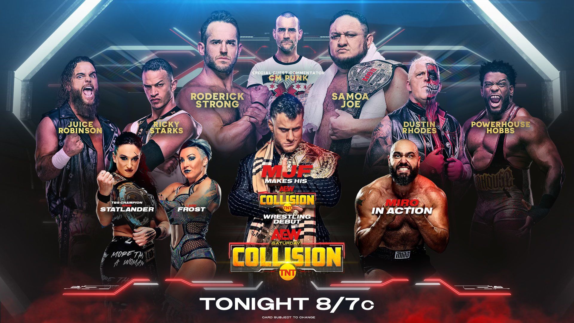 AEW Collision background