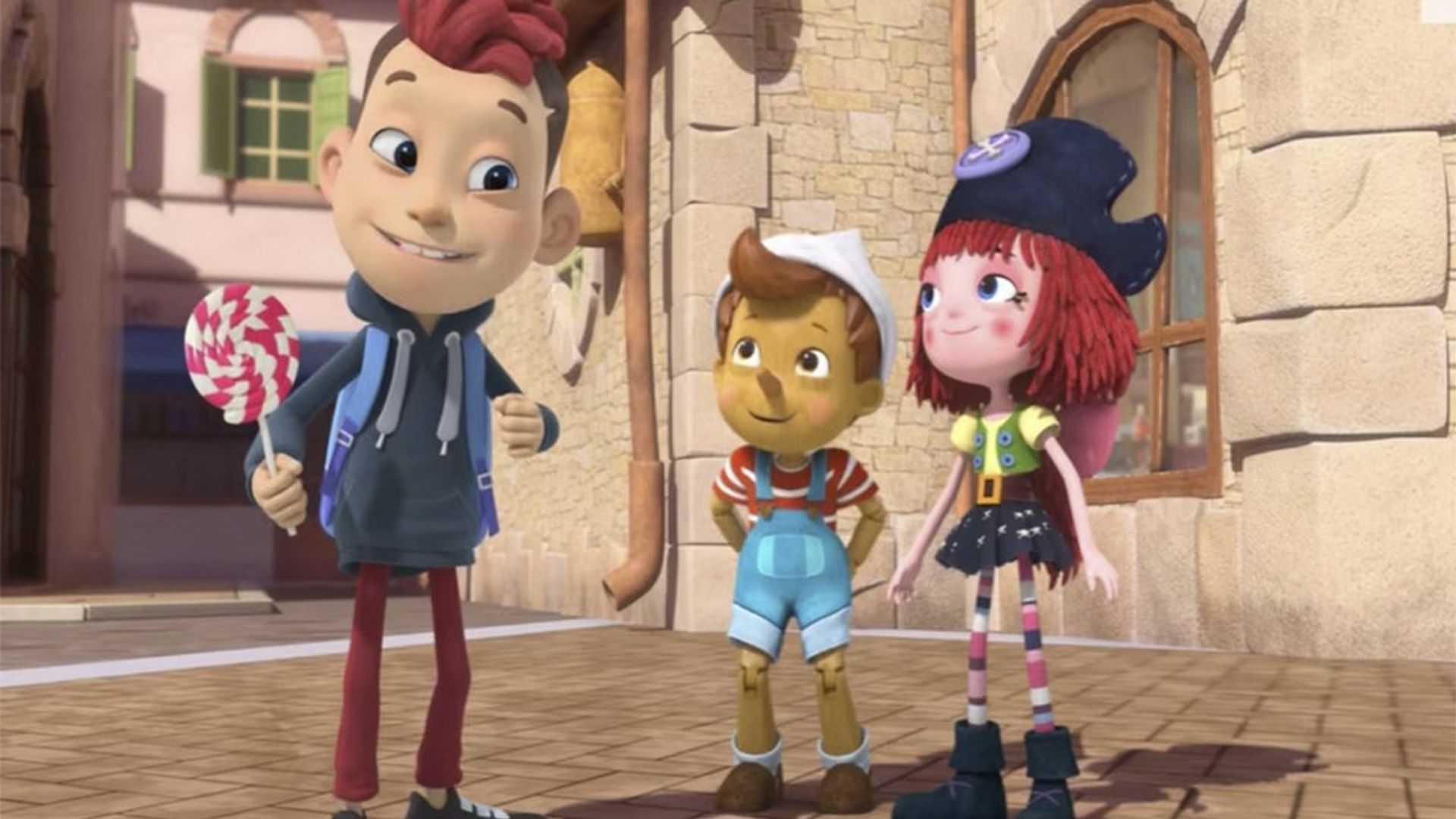 Pinocchio and Friends background