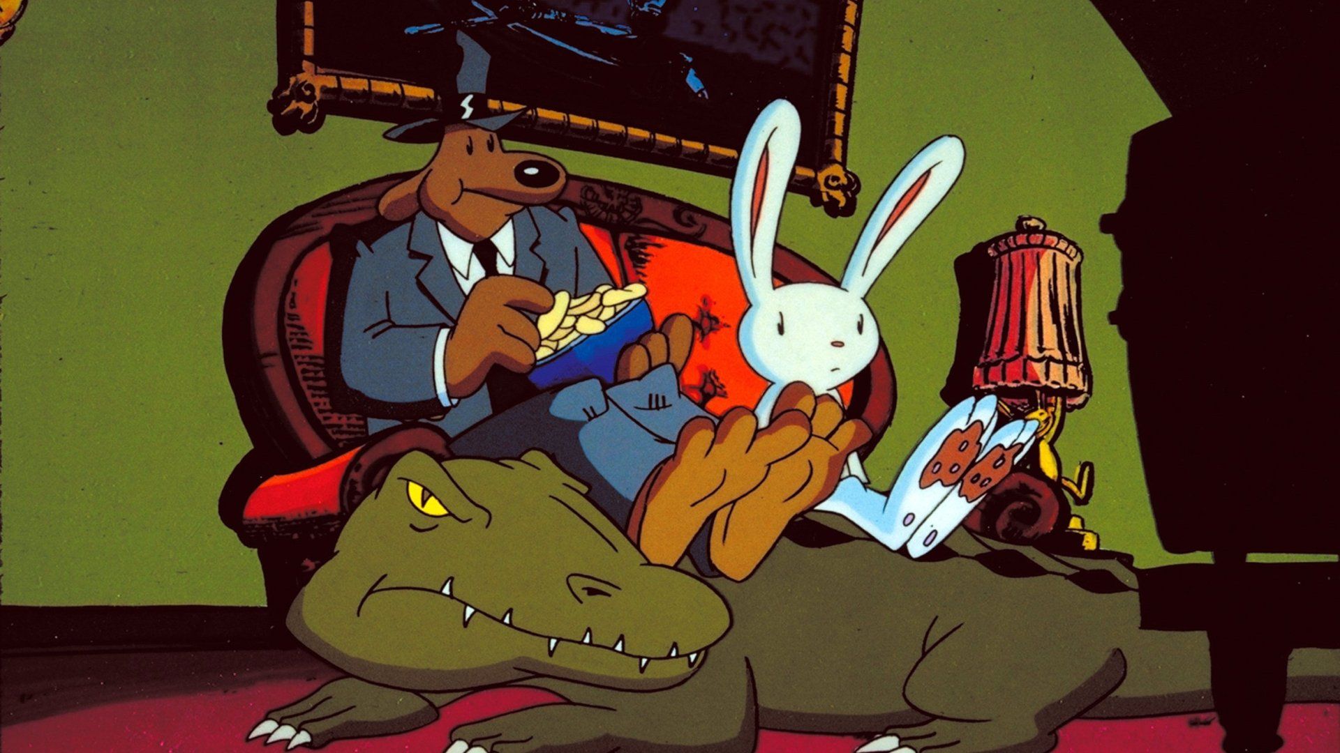 The Adventures of Sam & Max: Freelance Police background