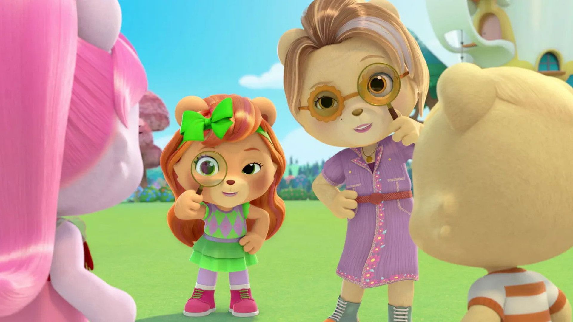 Tea Town Teddy Bears background