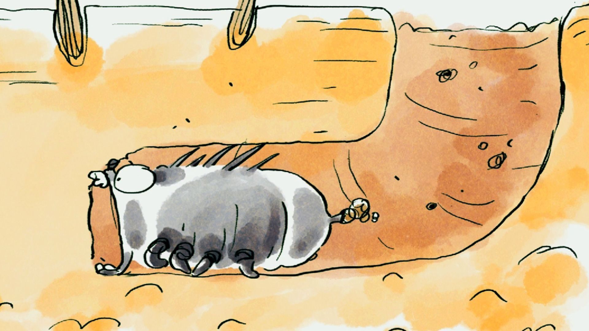 Tu mourras moins bête background