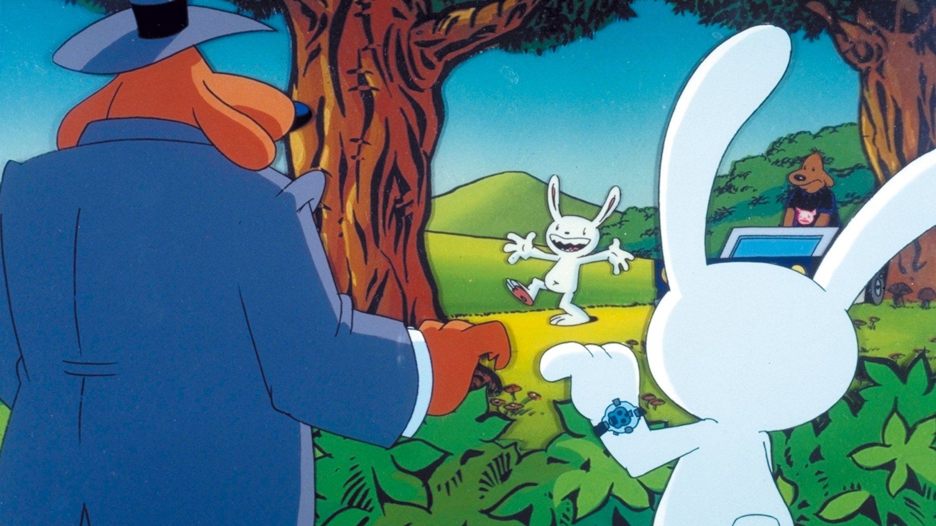 The Adventures of Sam & Max: Freelance Police background